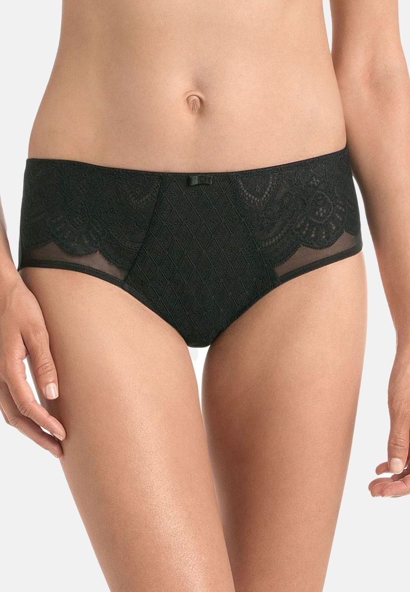 Feminine Slip mit Spitzeneinsatz