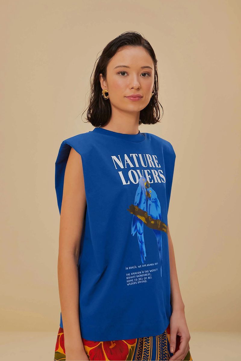Nature Lovers Bio-Baumwoll Muskelshirt