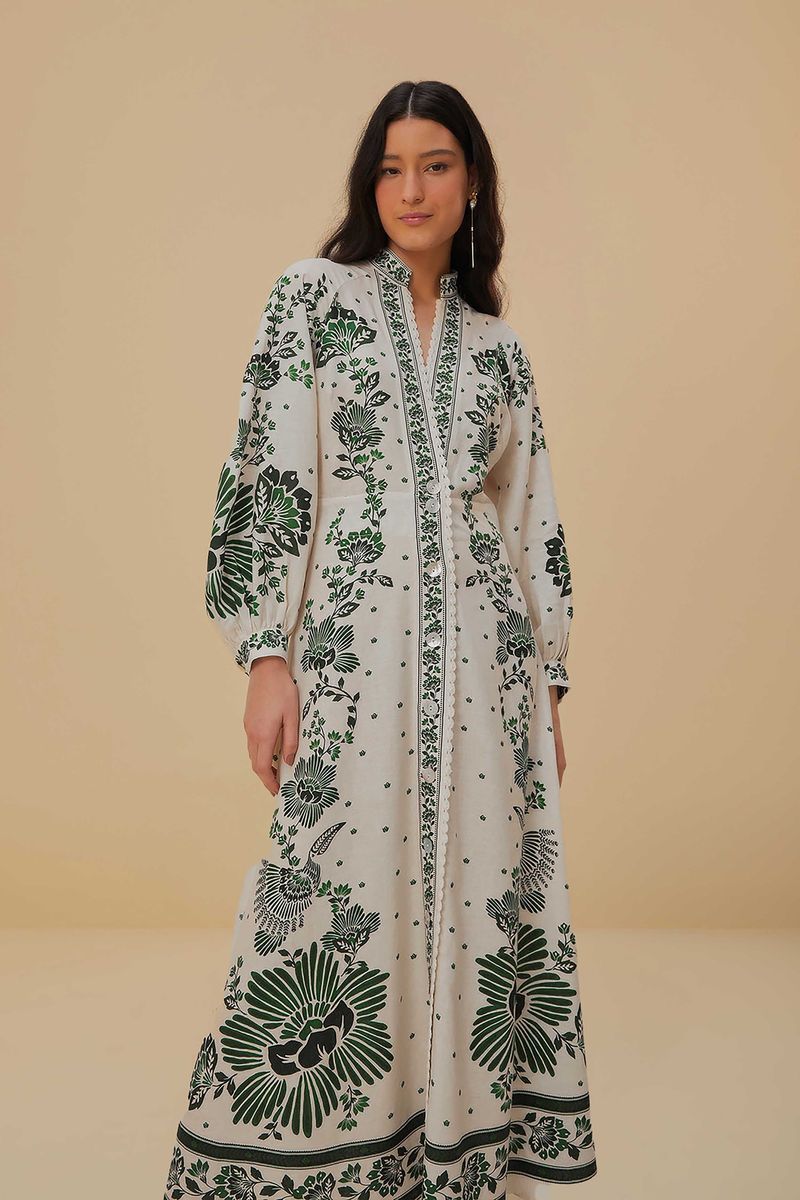Elegantes Maxikleid mit Blumendruck