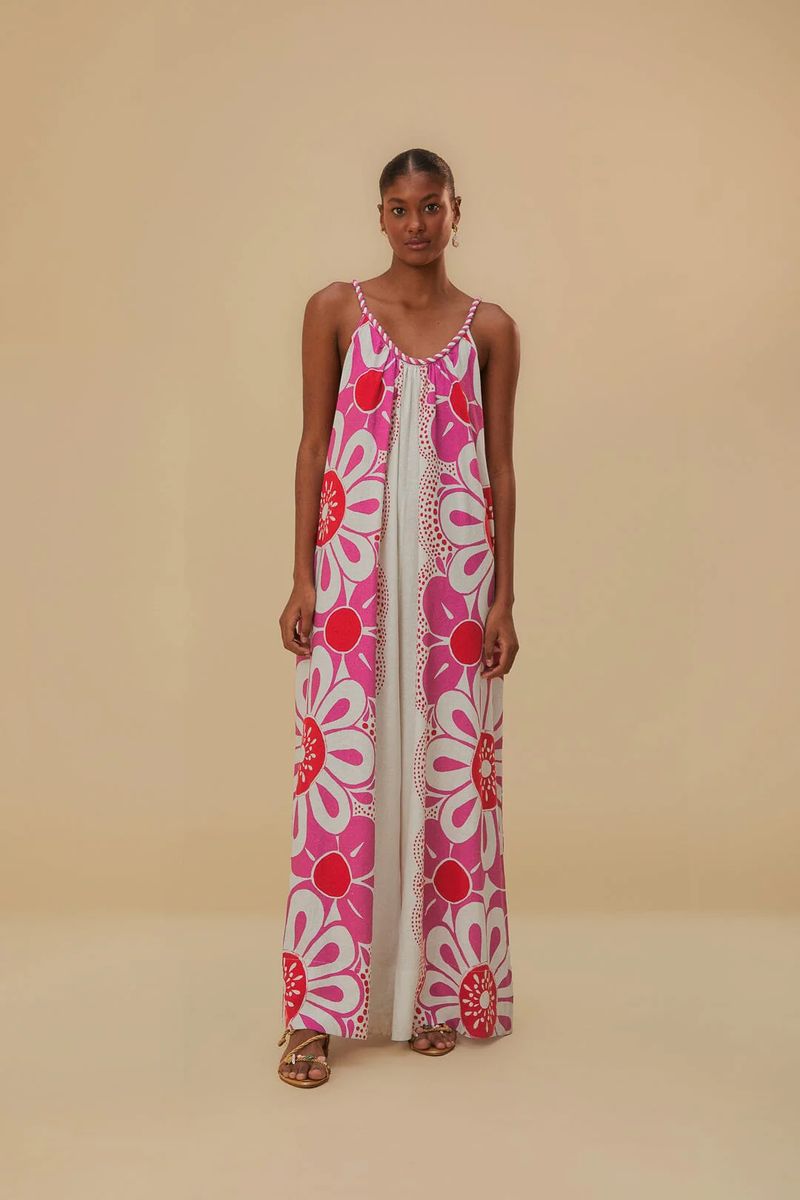 Maxi-Jumpsuit mit Blumendruck