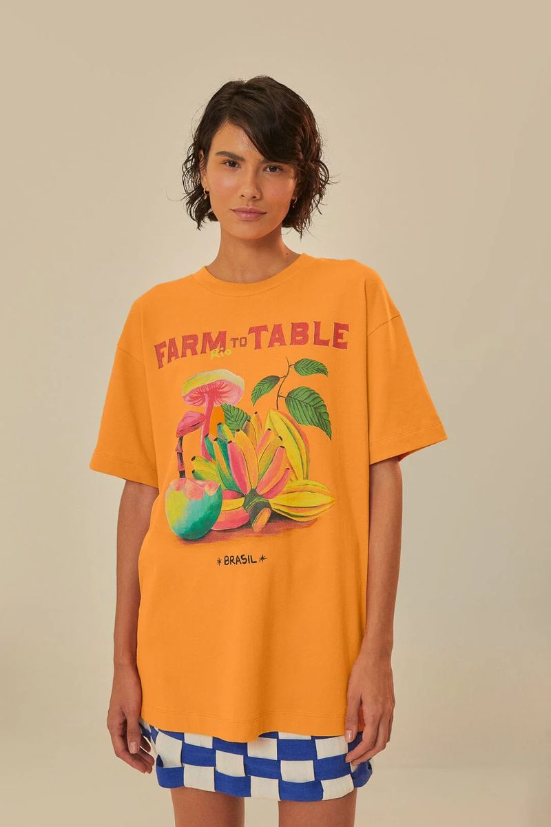 Lebhaftes tropisches Farm T-Shirt