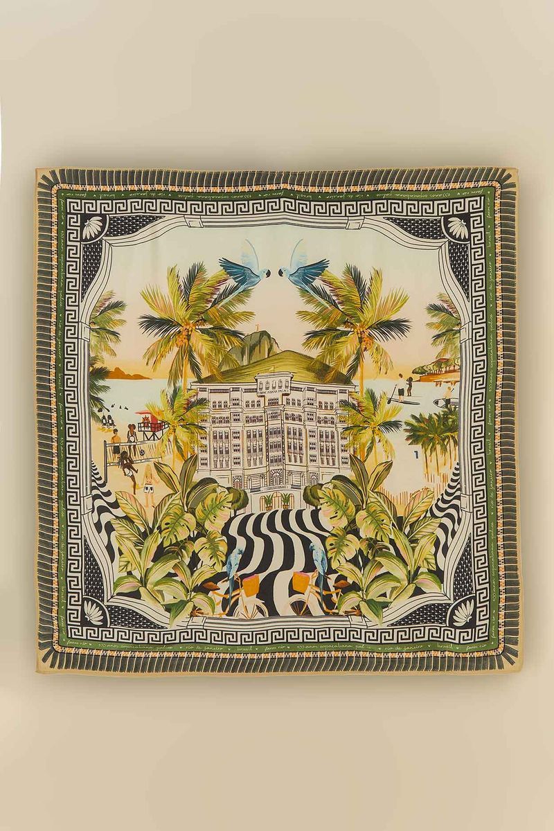 Copacabana Palace Druck Schal