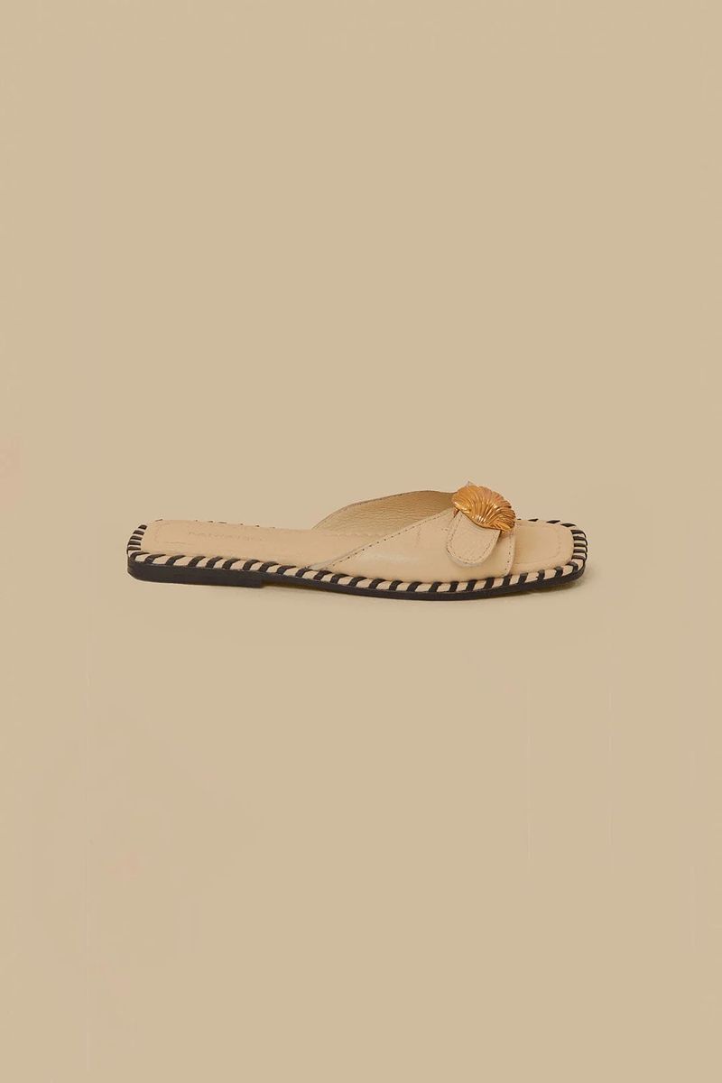 Off-White Slide flache Sandale