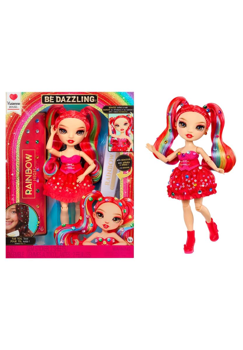 RAINBOW HIGH™ Puppe "BeDazzling Vivienne Rouge", rot, 99