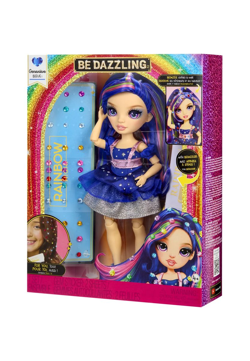RAINBOW HIGH™ Puppe "BeDazzling Genevieve Bleue", blau, 99