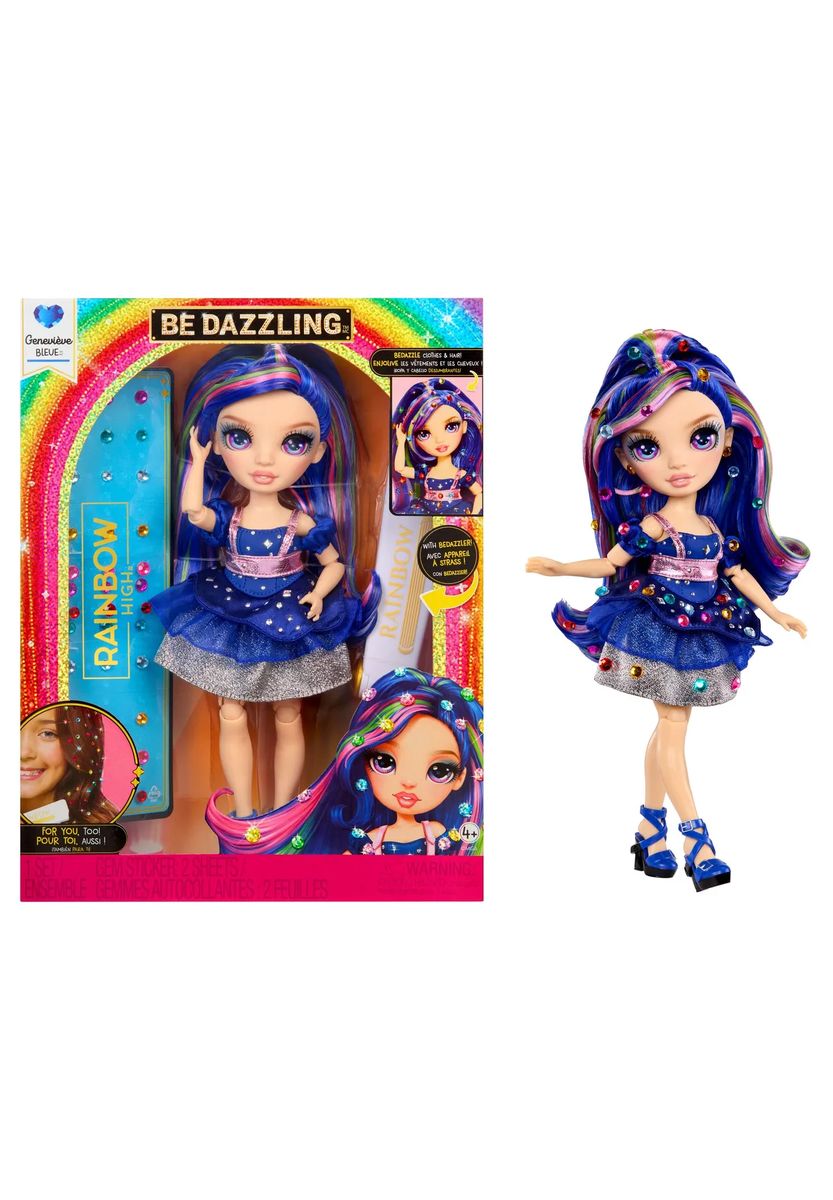 RAINBOW HIGH™ Puppe "BeDazzling Genevieve Bleue", blau, 99