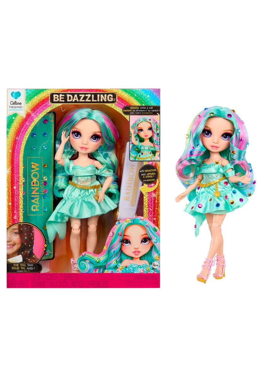 RAINBOW HIGH™ Puppe "BeDazzling Celine Turquoise", türkis, 99