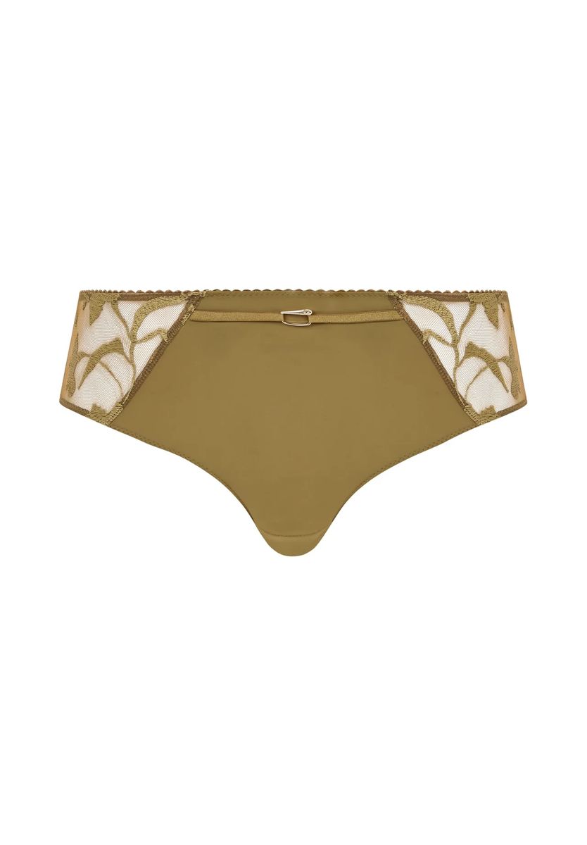 Slip mit floraler Spitze