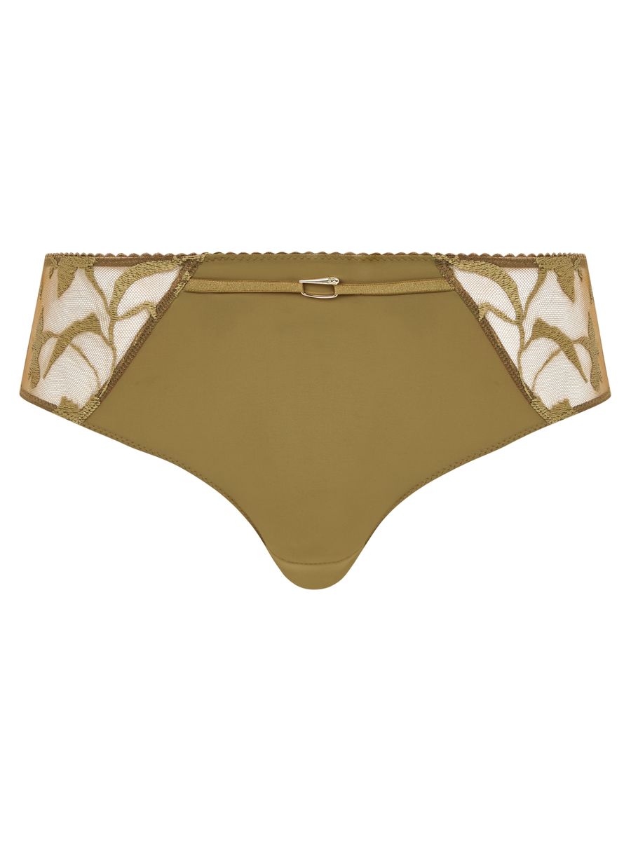 Slip mit floraler Spitze