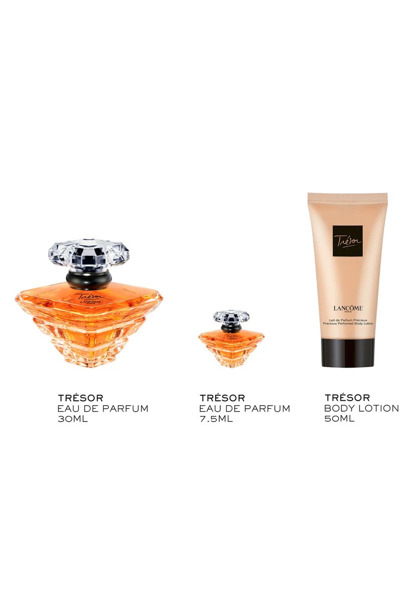LANCÔME Tresor, Duftset (EDP 30ML + EDP 7,5ML Bodylotion 50ml), Damen, blumig|fruchtig, KLAR, 30