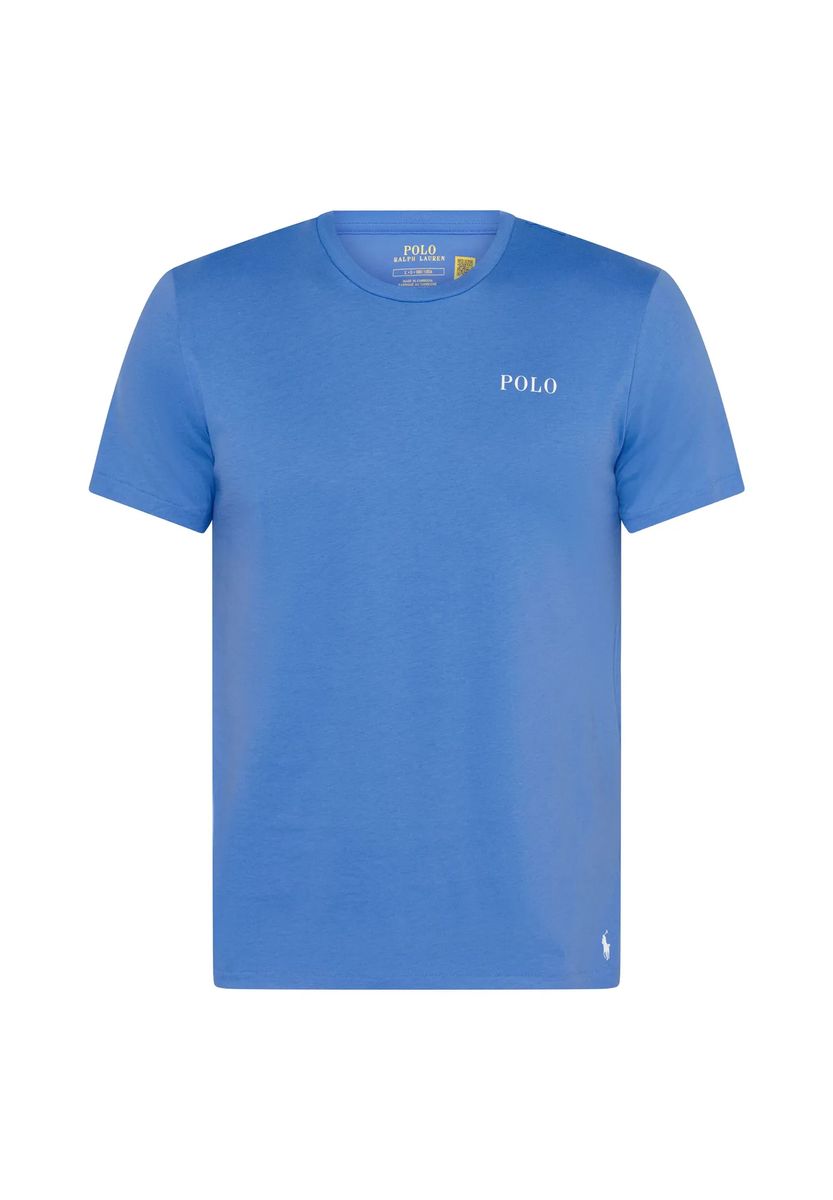 POLO RALPH LAUREN Loungewear-Oberteil "BCI LIQUID COTTON", Rundhalsausschnitt, für Herren, blau, L