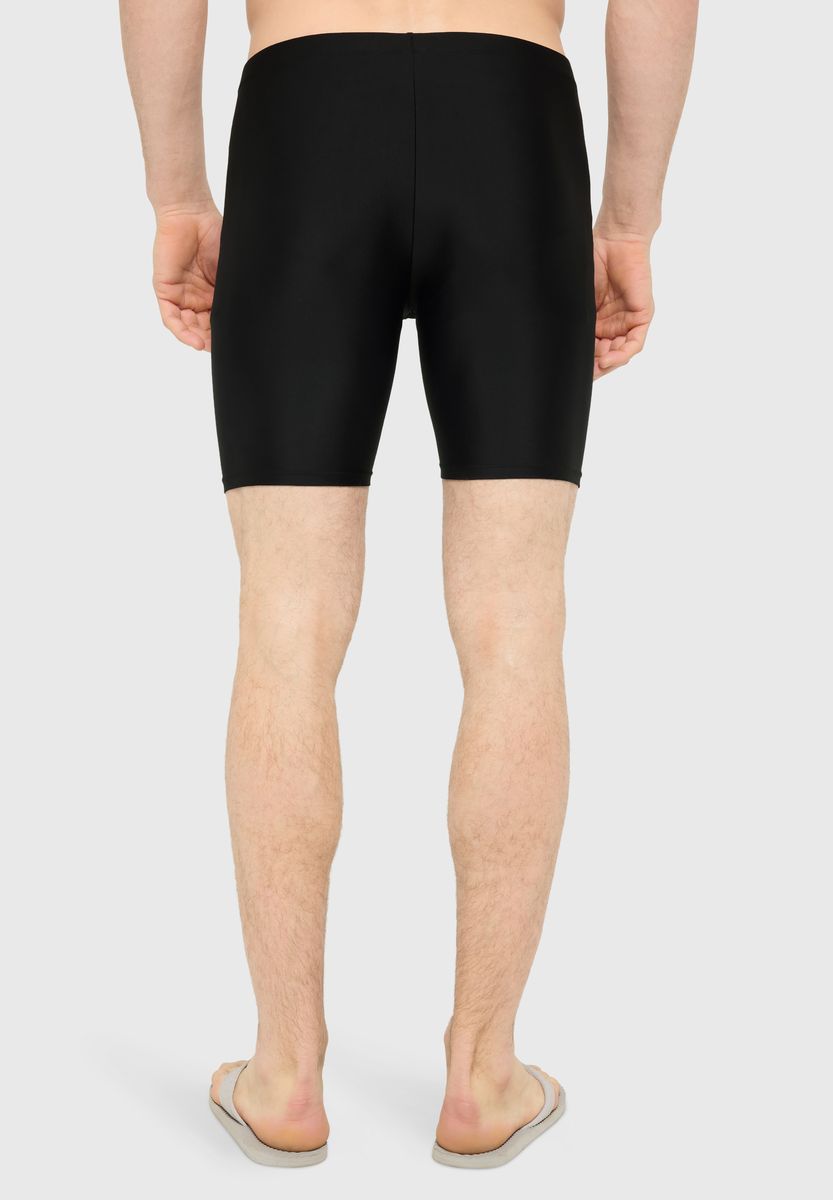 Schwarze Herren Badehose
