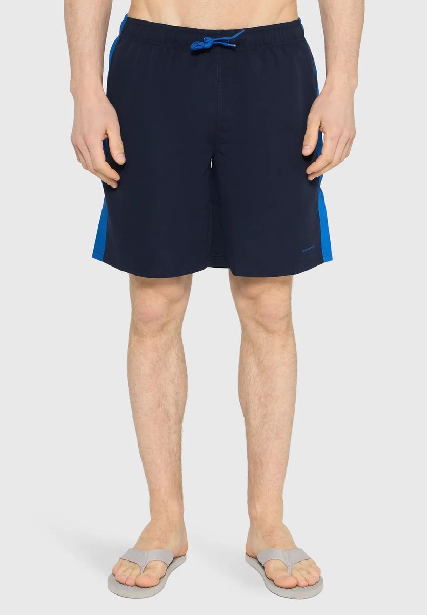 Herren Badeshorts Basic mit Kordelzug