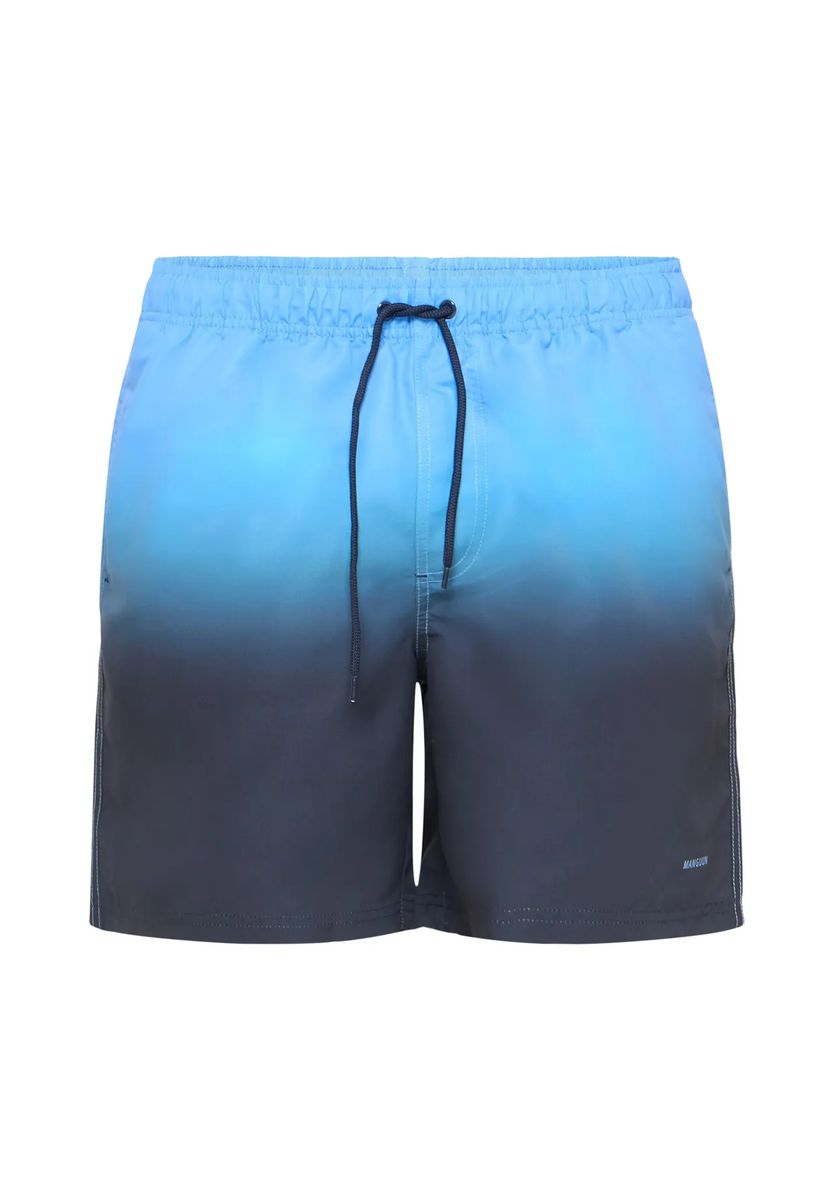 Badeshorts mit geometrischem Muster für Herren