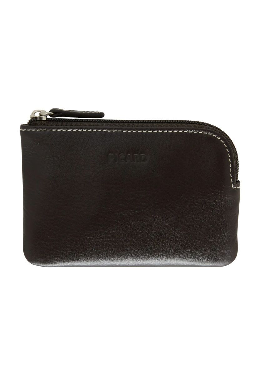 PICARD Schlüsseletui "Diego", Label-Prägung, Querformat, Leder, für Damen und Herren, braun