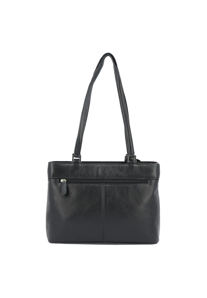PICARD Shopper "Really", Rindsleder, zwei Reißverschluss Hauptfächer, uni, für Damen, blau, 99