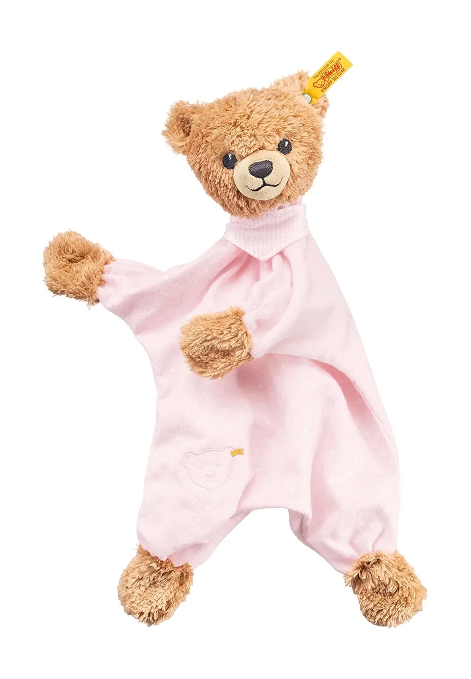 Teddybär Rosa Schmusetuch