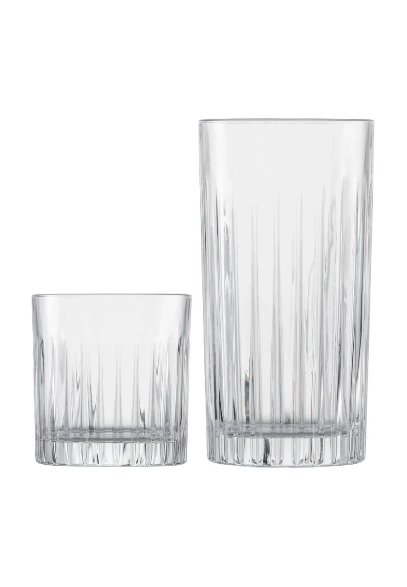 SCHOTT ZWIESEL Longdrink- und Whiskey-Set "Stage", 8er-Set, transparent