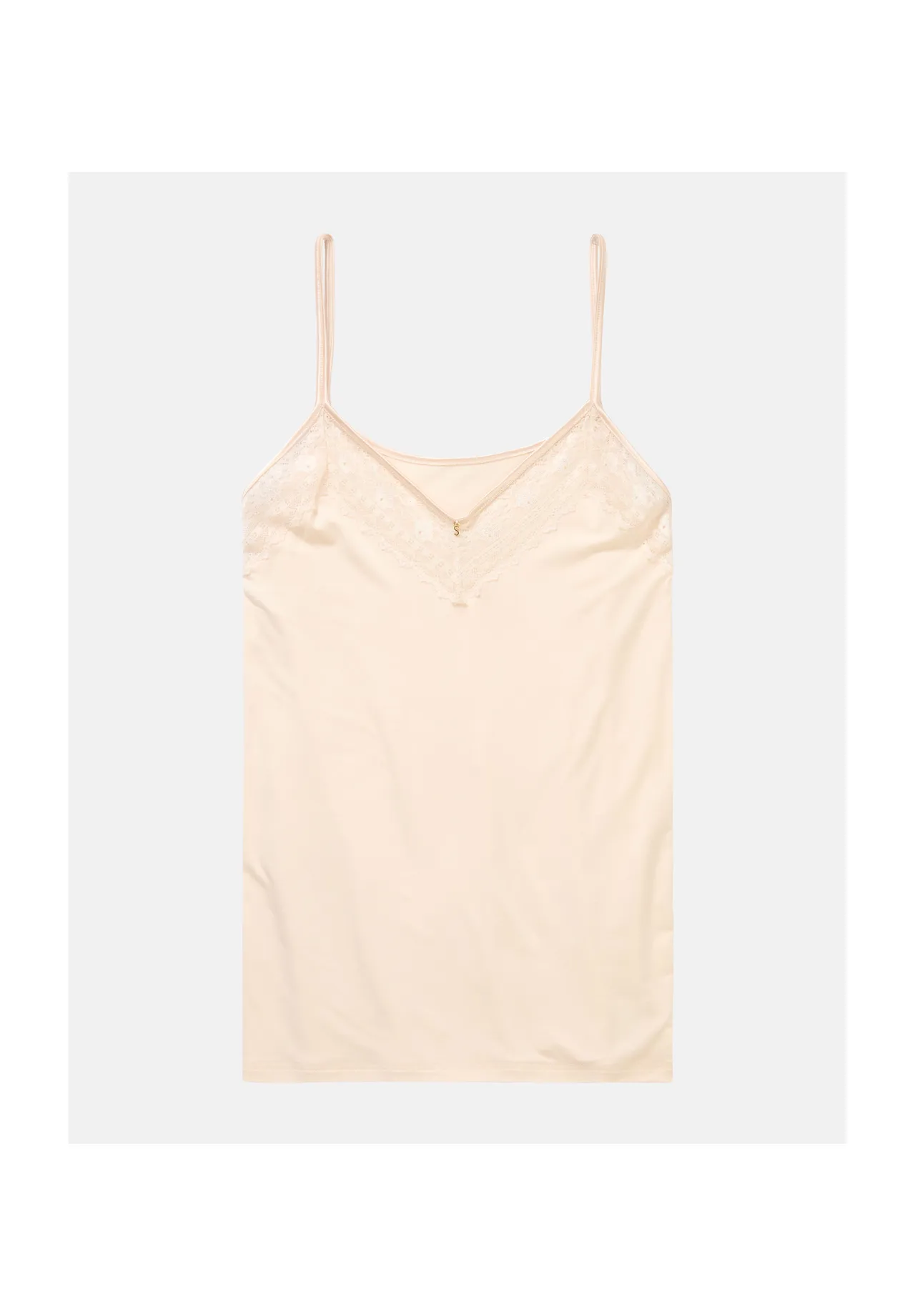 Modalmischung Top mit Spitzendetails