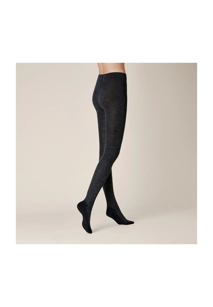 Damen Warme Strumpfhose mit Wollanteil