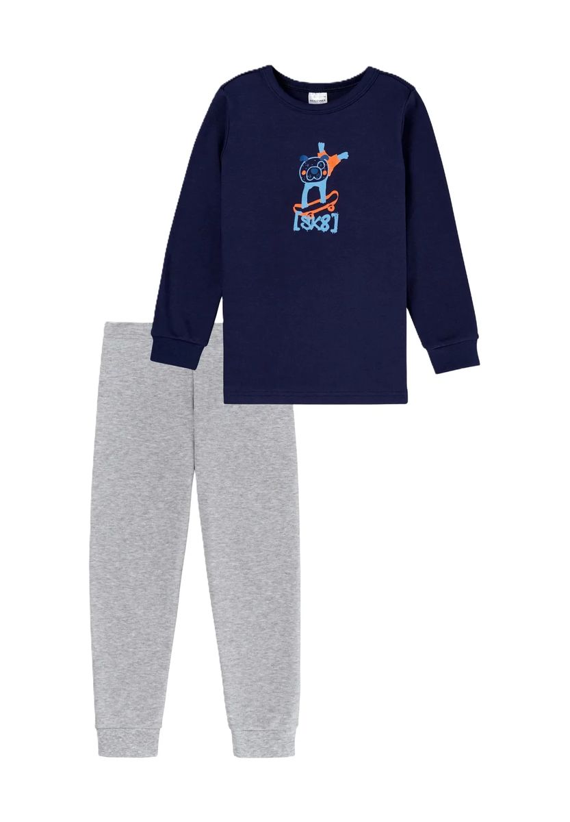 Jungen Schlafanzug Set mit Grafik-T-Shirt