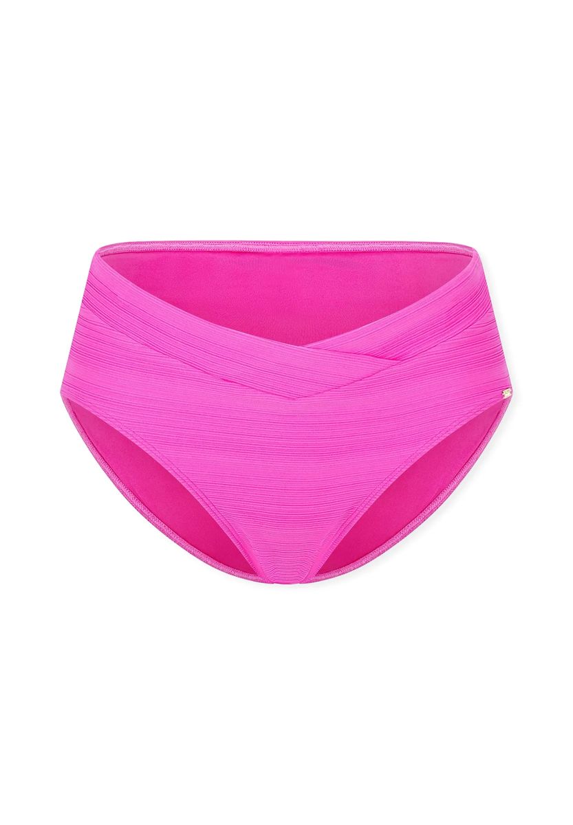 Klassische schwarze, hoch taillierte Bikinihose