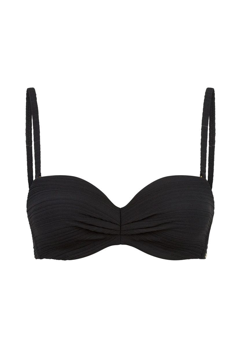 Bandeau-Bikini-Oberteil mit Trägern