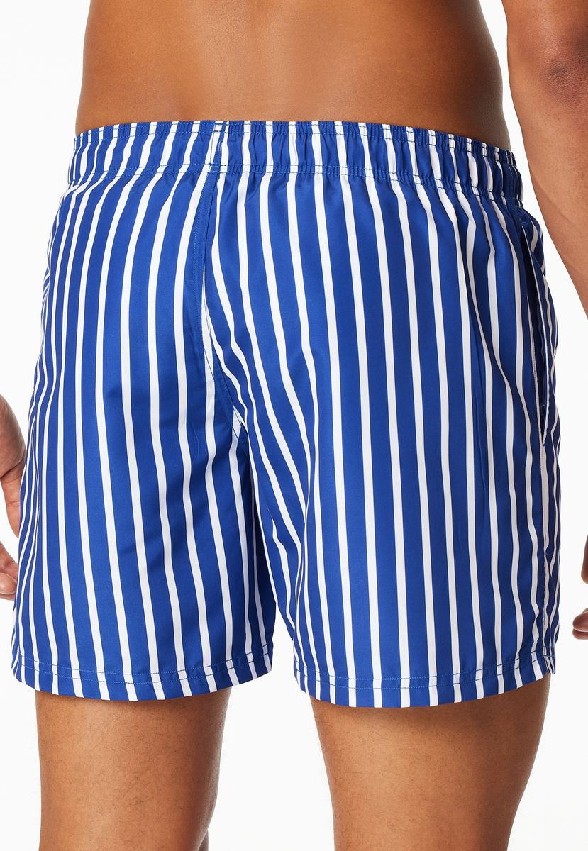 Gemusterte Herren Badeshorts mit Kordelzug