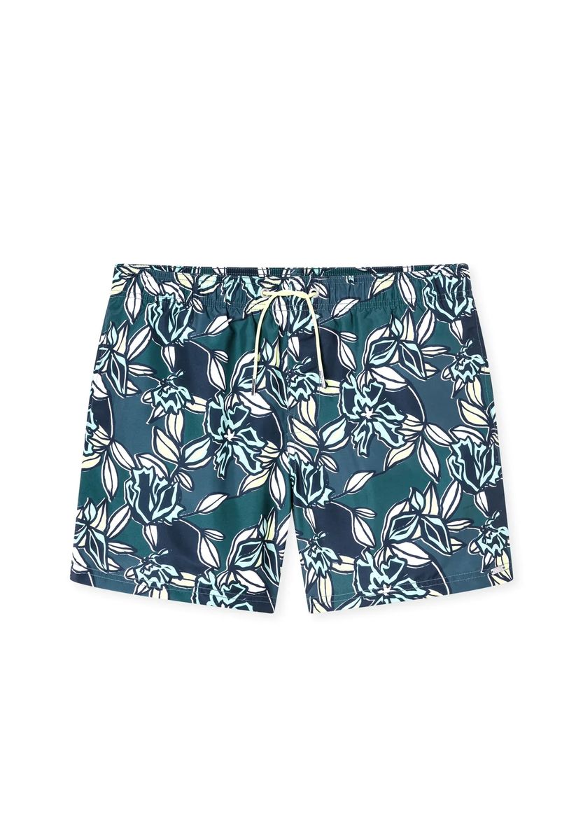 Gemusterte Herren Badeshorts mit Kordelzug