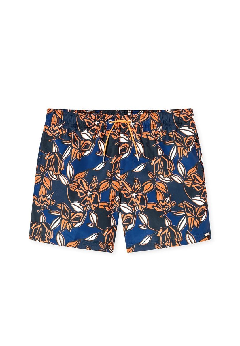 Herren Badeshorts mit Blumendruck