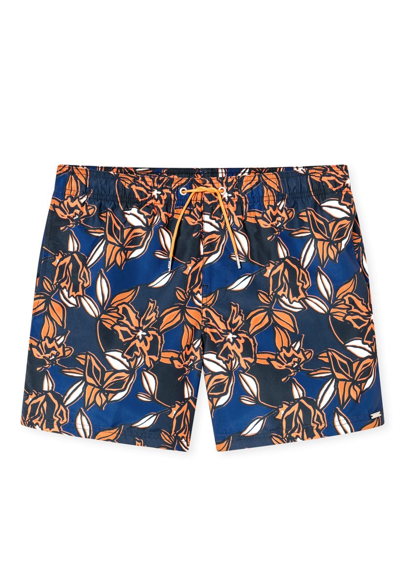 Herren Badeshorts mit Blumendruck