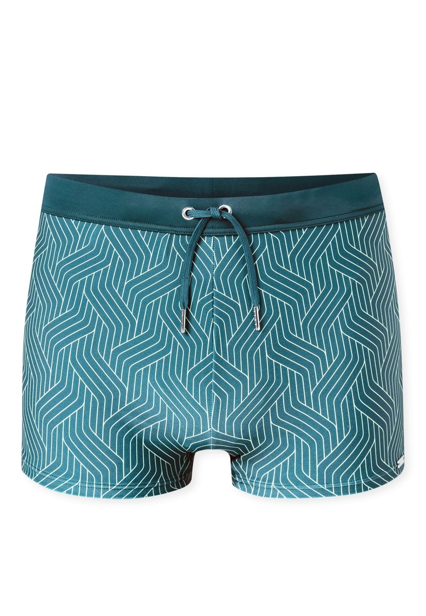 Herren Badehose mit geometrischem Print