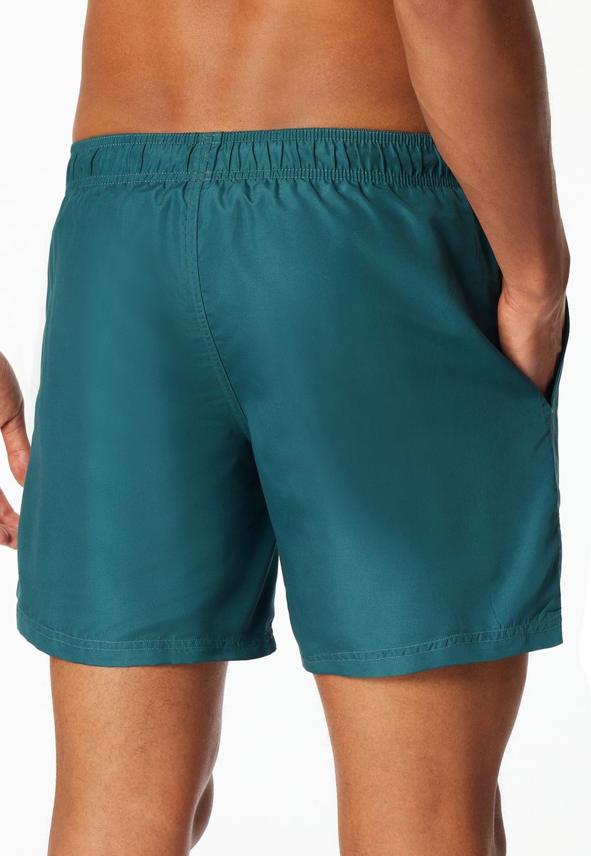 Herren Badeshorts in Petrol mit Logo