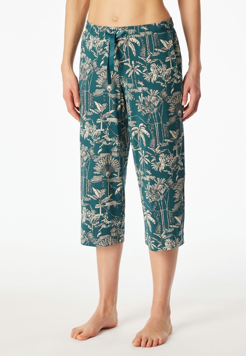 Gemusterte Relaxhose mit lässiger Passform