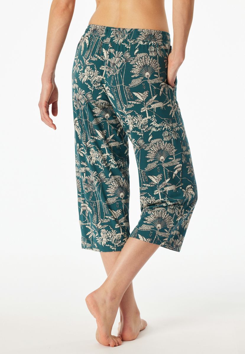 Gemusterte Relaxhose mit lässiger Passform