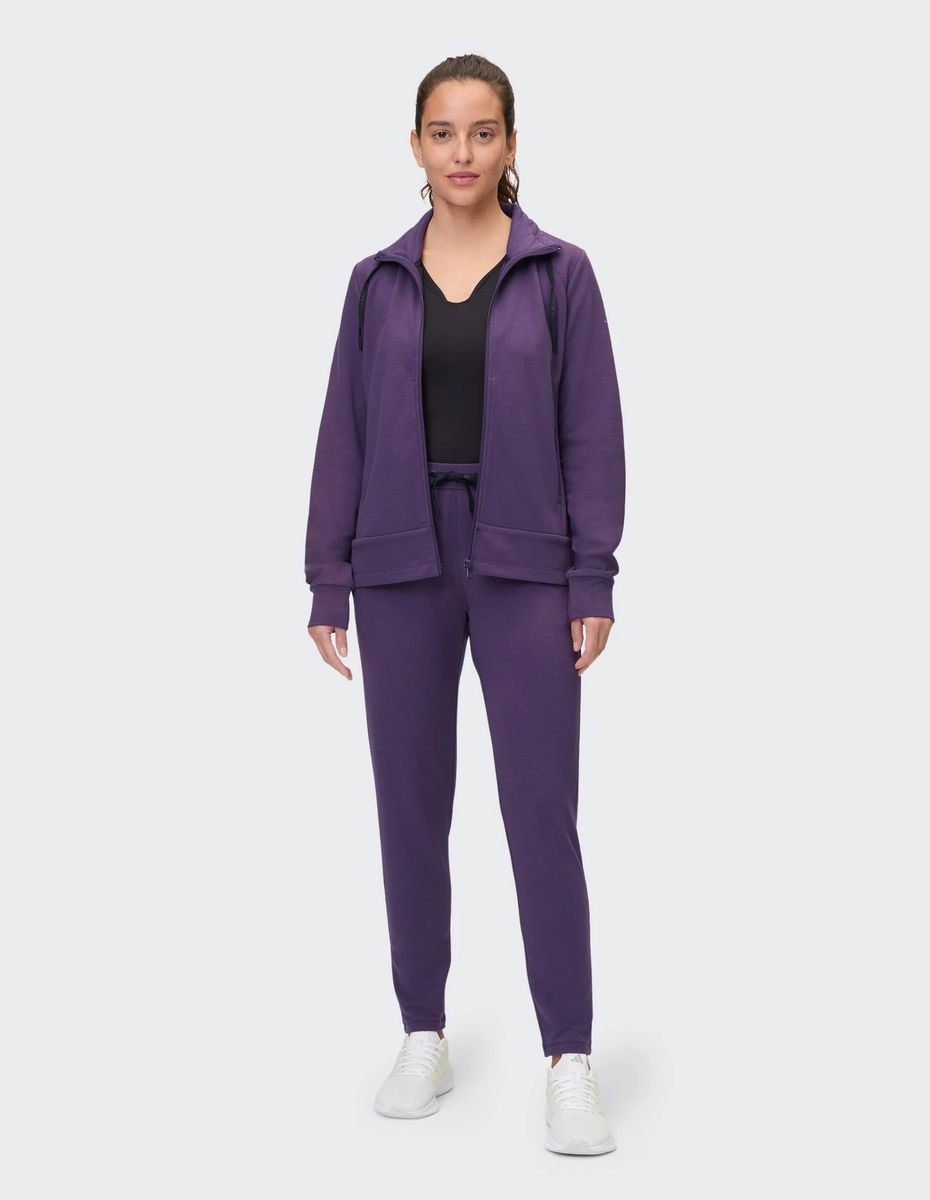 Sweatjacke mit Stehkragen