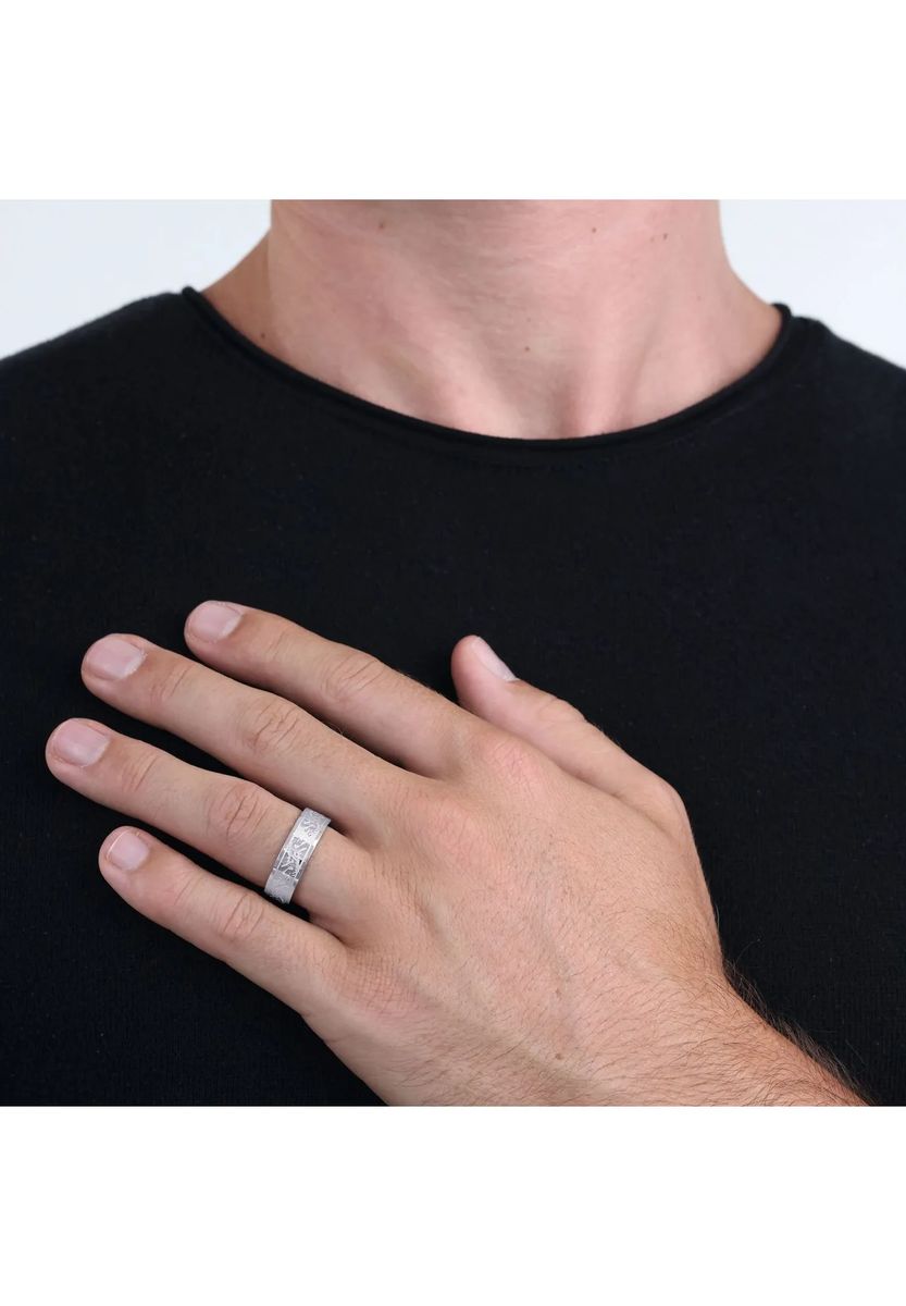 Herrenring Edelstahl mit Drachenmuster