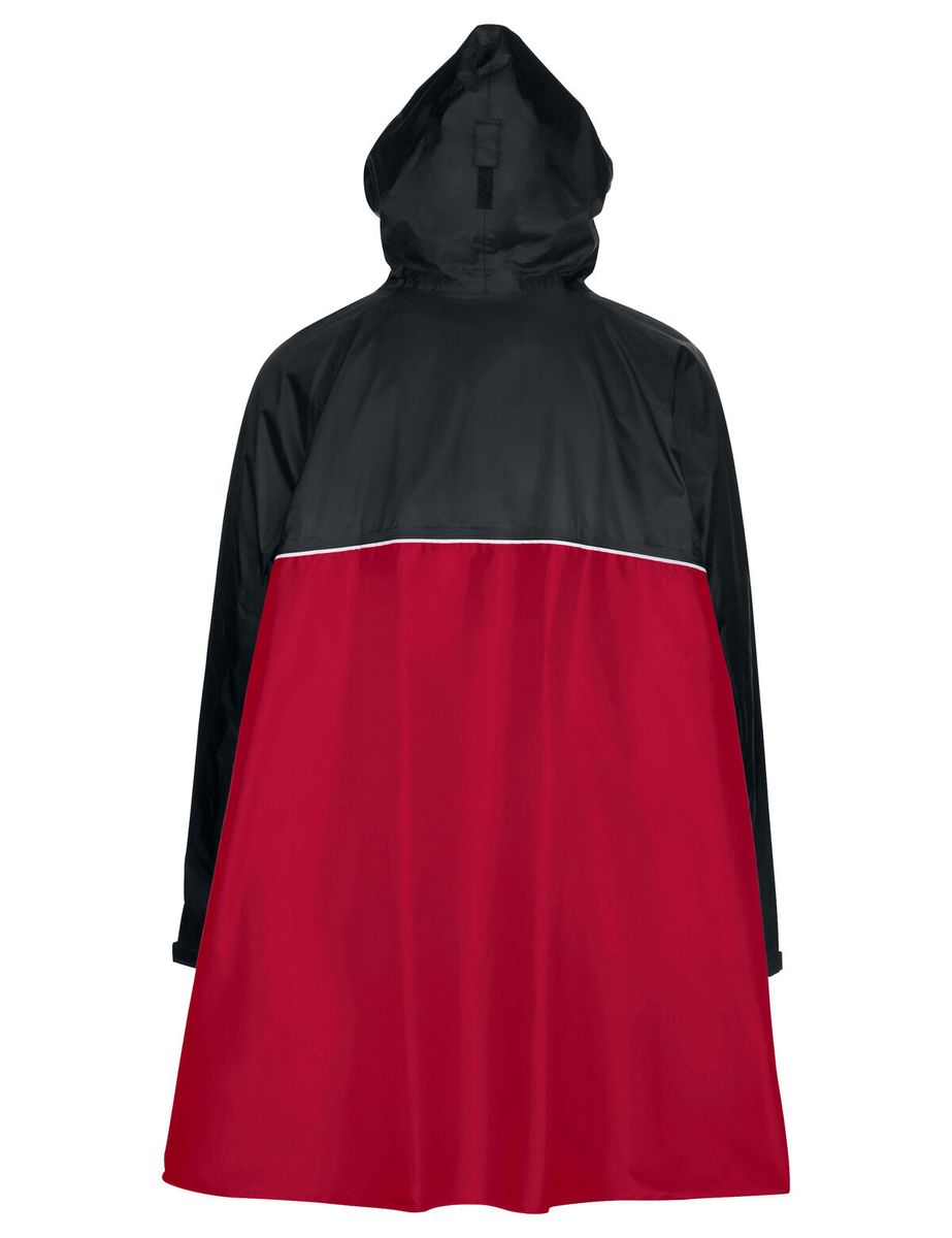 Unisex Fahrrad-Regenponcho mit Kapuze