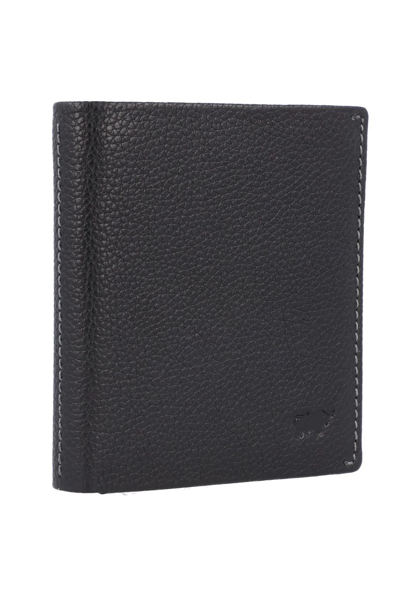 BRAUN BÜFFEL Geldbörse "Prato", Hochformat, RFID-Schutz, Logo-Prägung, für Herren, schwarz