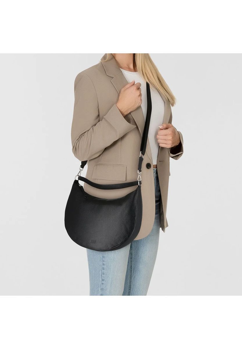 Minimalistische Leder Schultertasche mit Riemen