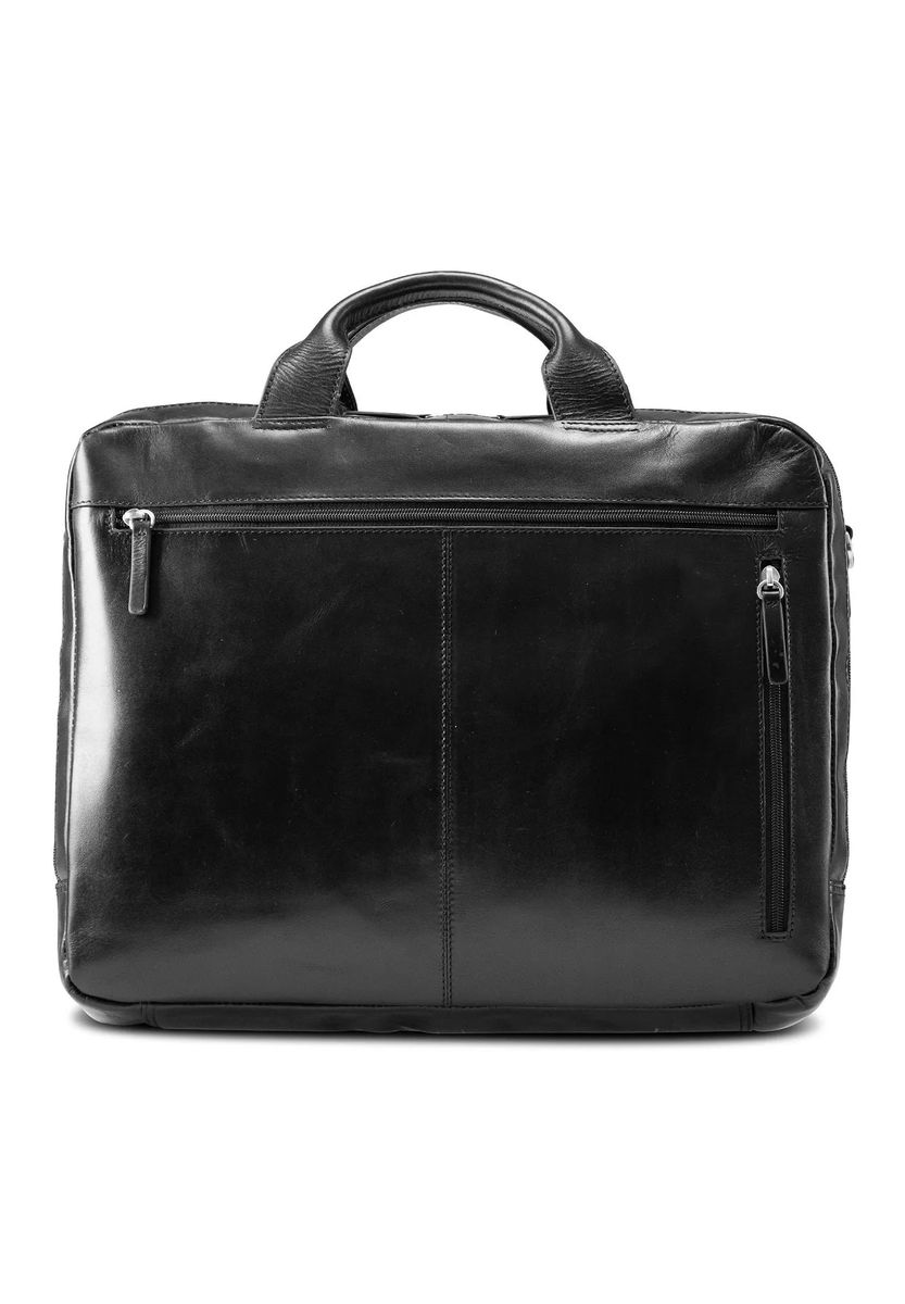 Moderne Leder Aktentasche mit Laptopfach