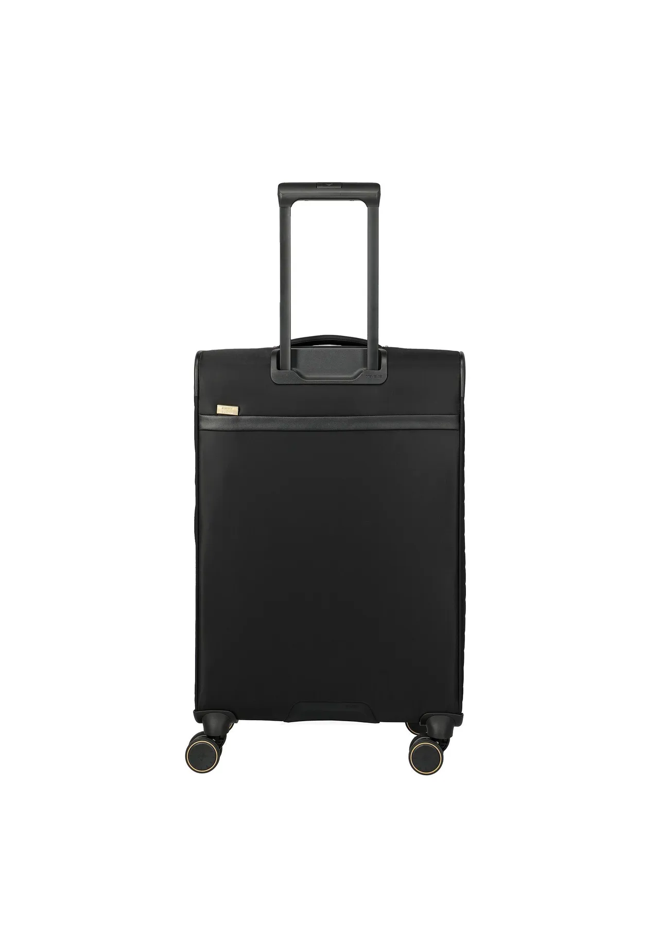 Schwarzer, erweiterbarer Hartschalen-Trolley