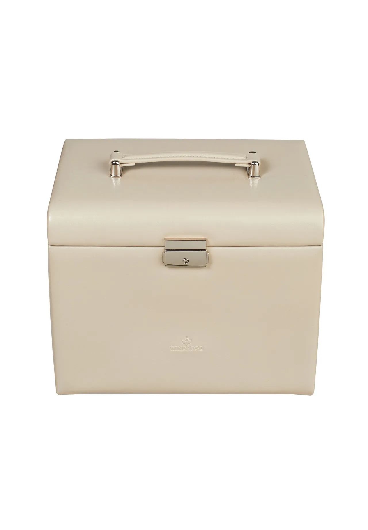 Elegante beige Schmuckaufbewahrungsbox