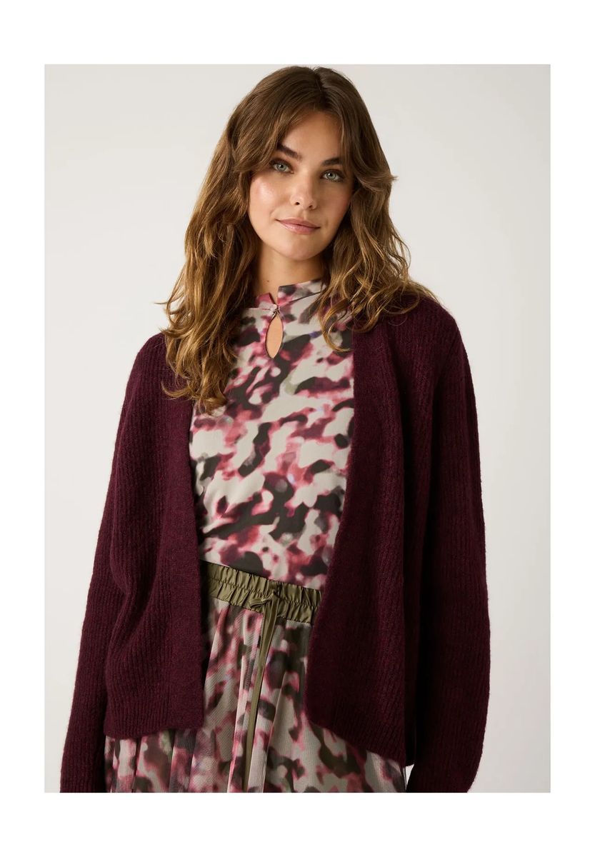 Offener Cardigan mit langen Ärmeln