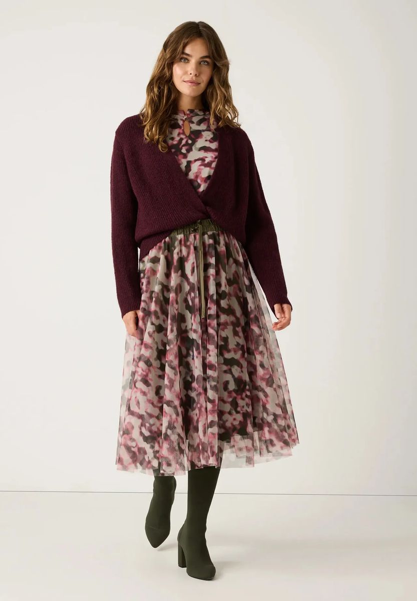 Offener Cardigan mit langen Ärmeln