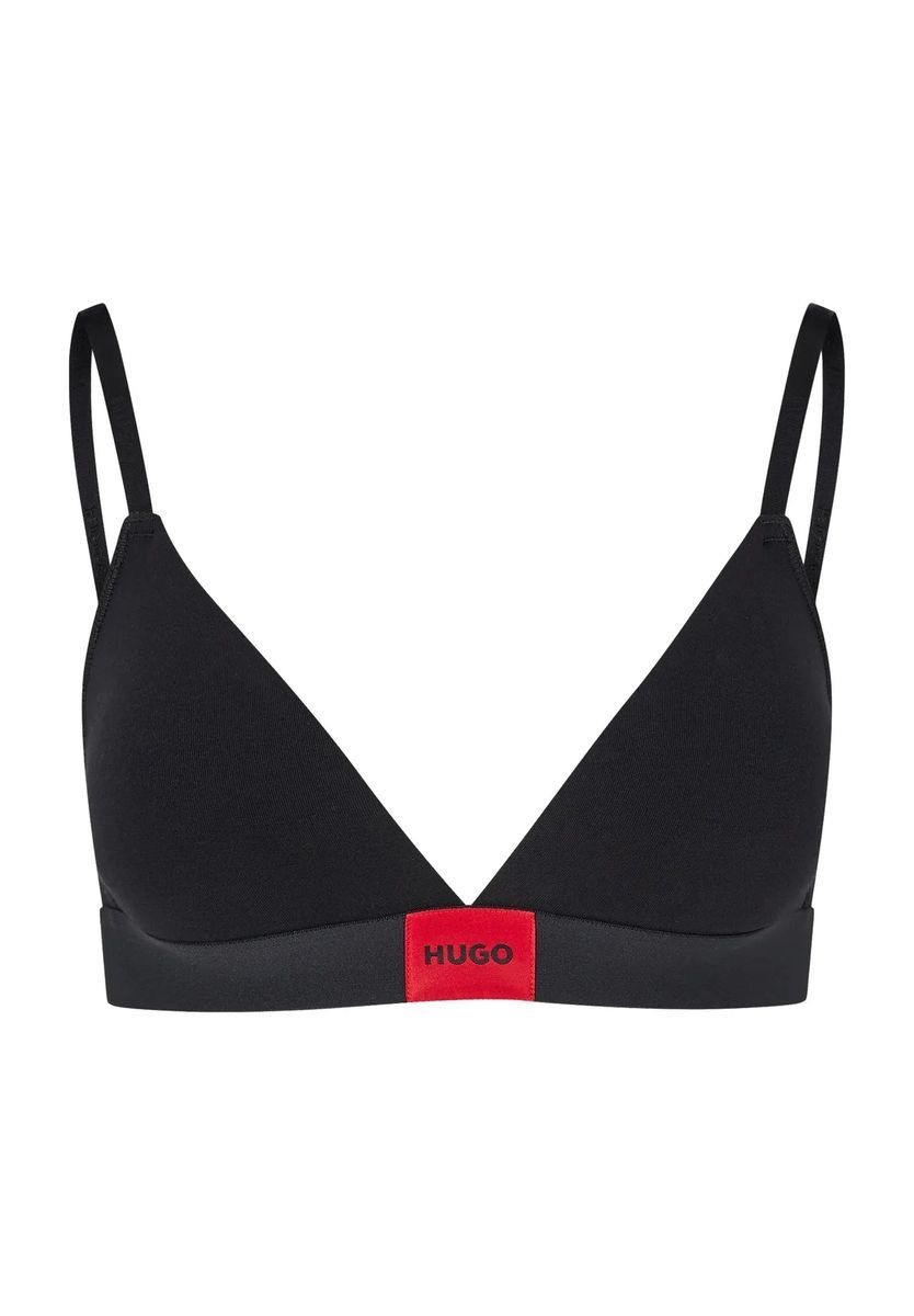 Triangel-Bralette mit Logo-Unterbrustband