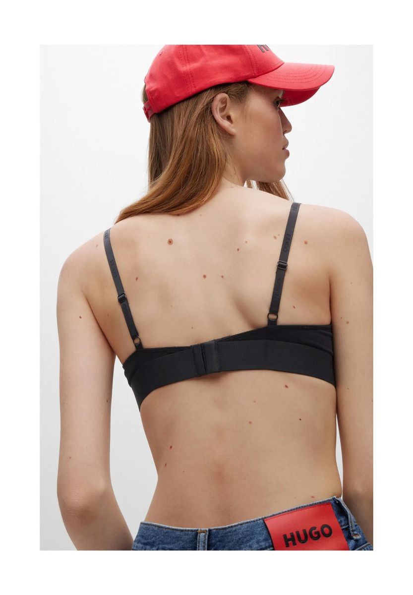 Triangel-Bralette mit Logo-Unterbrustband