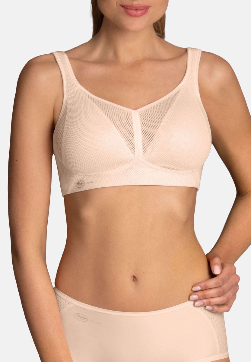Nahtloser, atmungsaktiver Sport-BH mit leichtem Halt