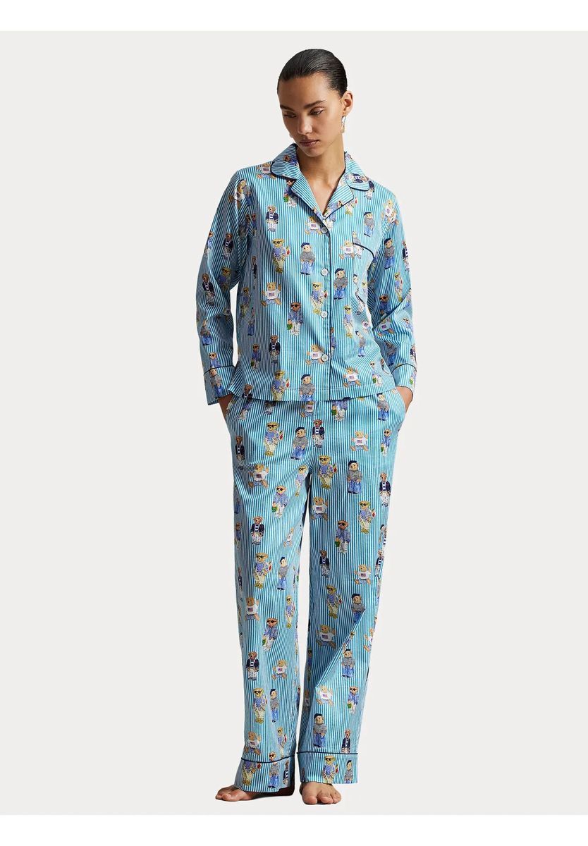 Iconic Bear Baumwoll-Pyjama-Set