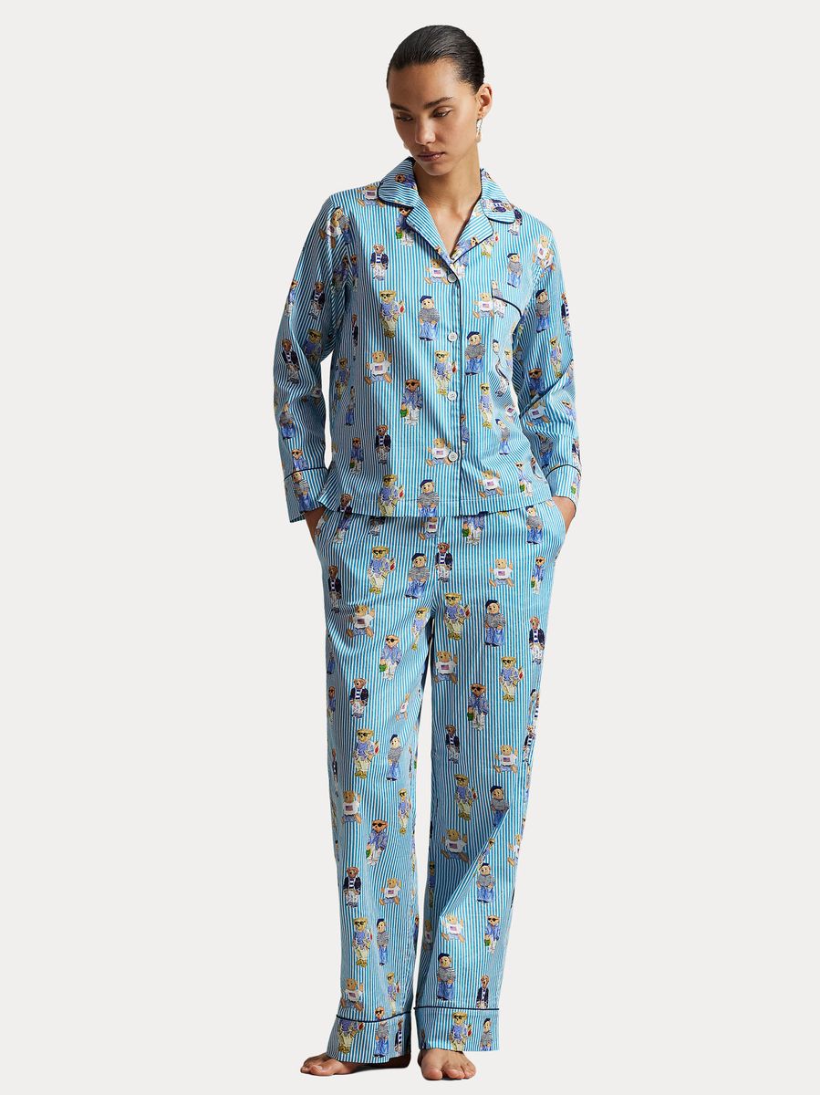 Iconic Bear Baumwoll-Pyjama-Set